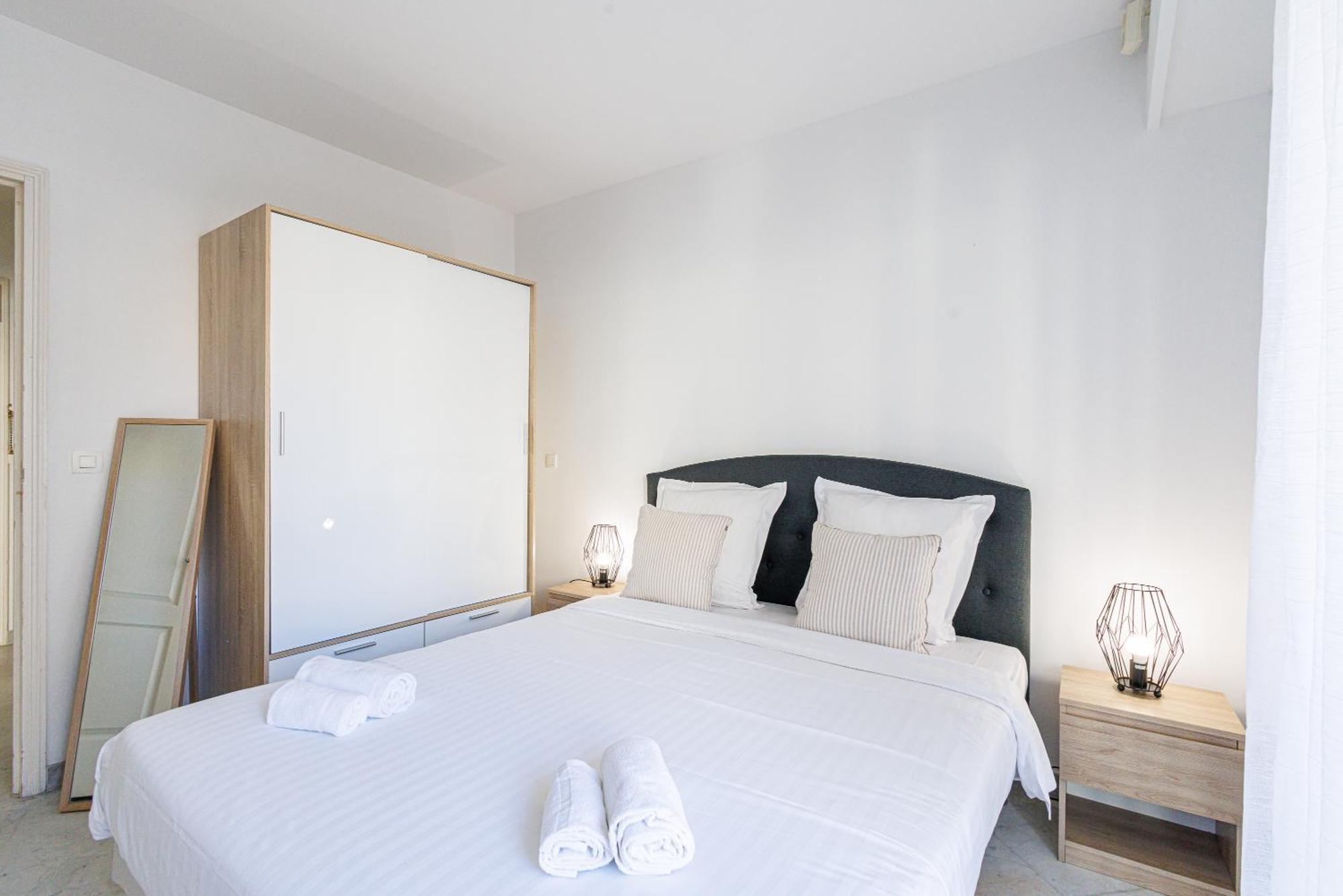 Le Victoria, Elegant T2 Au Bord Des Plages, Piscine, Sauna マントン エクステリア 写真